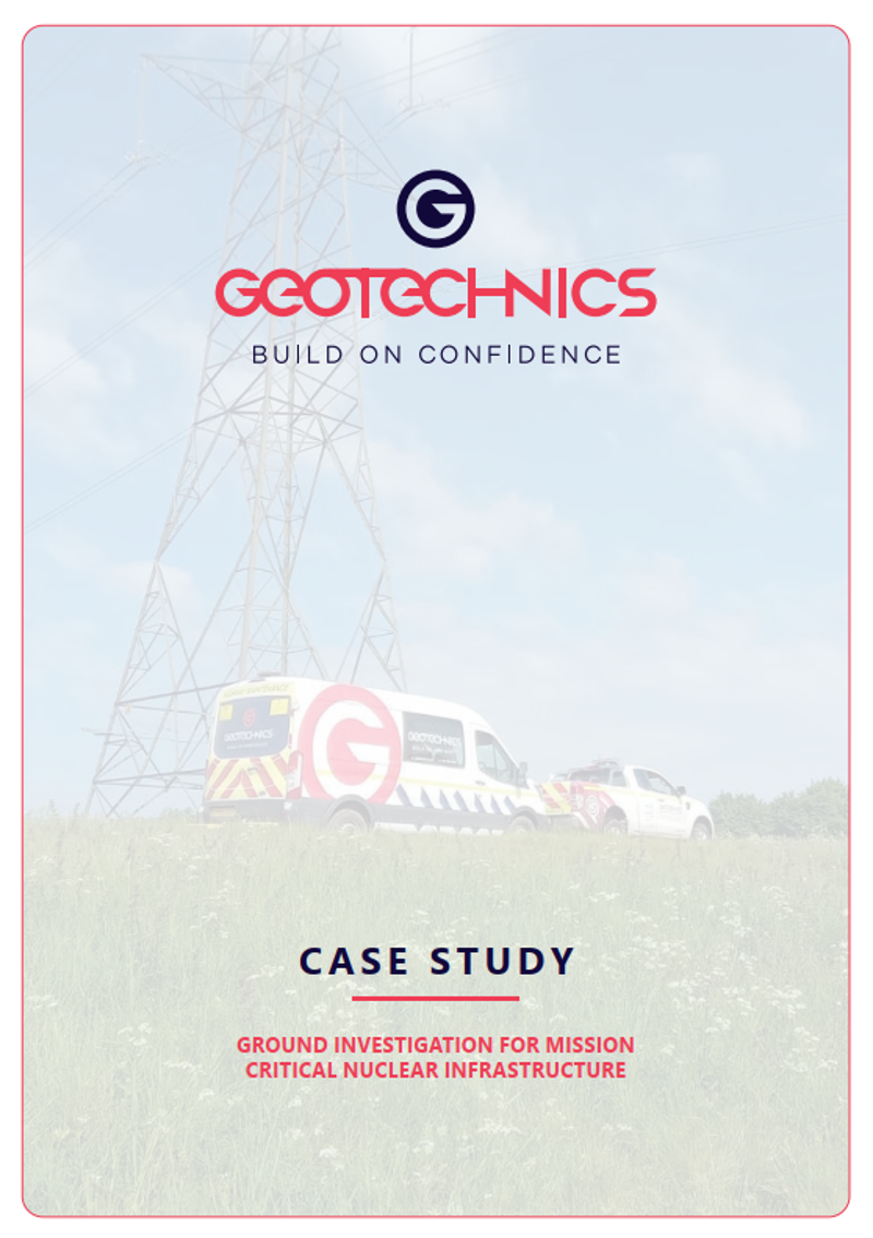 Geotechnics: Build on Confidence
