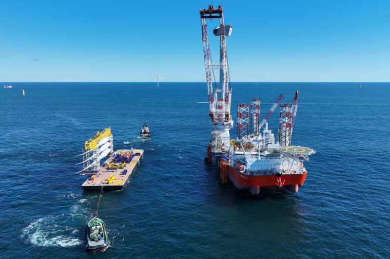 Last wind turbine installed at Danish renewables giant Orsted’s Revolution Wind project off New England