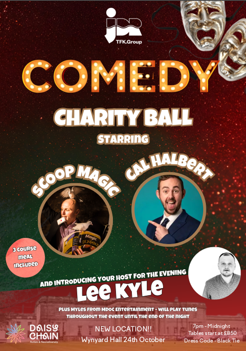 11th JDR Cables Charity Comedy Ball