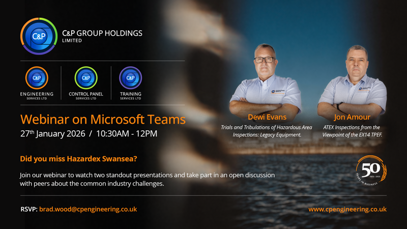 C&P Engineering Services: Online Webinar - 27th January 2026