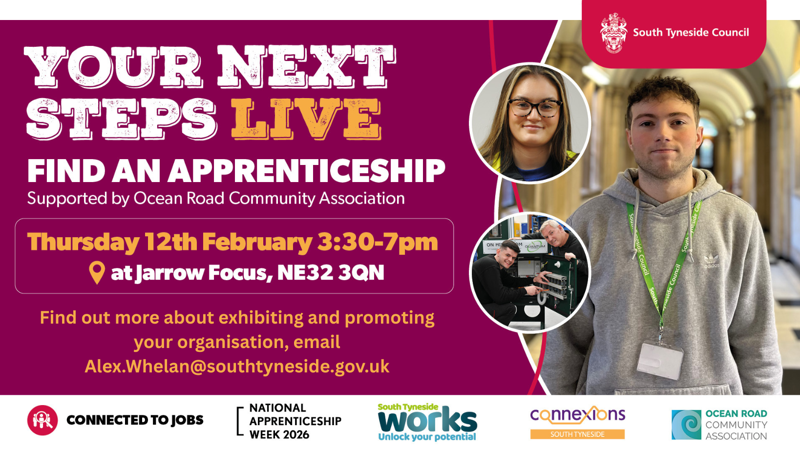 North East Combined Authority: Find an Apprenticeship event