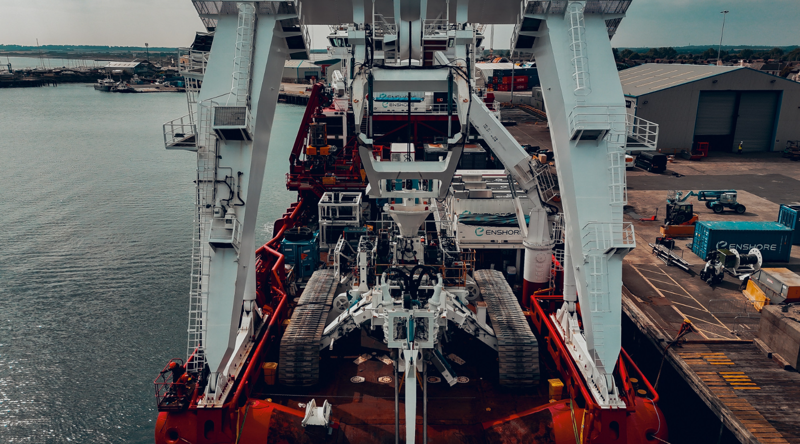 Harlyn Successfully Mobilises JD Assister with T3200 Trencher for Offshore Wind Farm Project