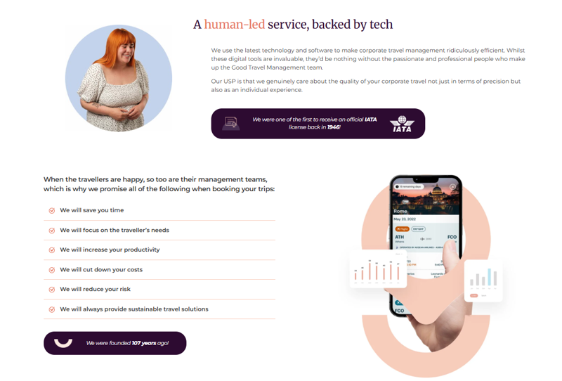 Good Travel: A human-led Service, backed by tech