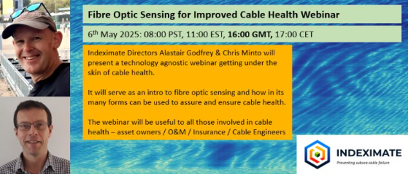 Indeximate: Webinar on Cable Health Monitoring