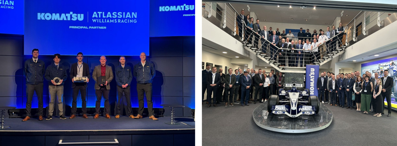 Katmex Honoured with Supplier of the Year Award at Komatsu UK Supplier Day