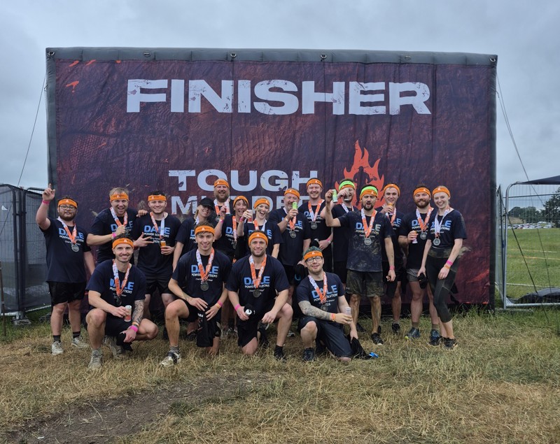 Dale Power Solutions Team Raises More Than £5,300 for Charity at Yorkshire Tough Mudder