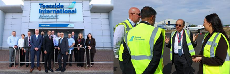 Leaders Behind Major New Aircraft Conversion Campus Visit Teesside to Take Project Forward