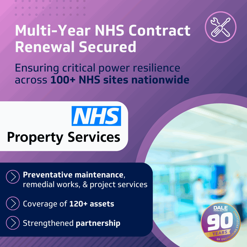 Dale power solutions: Multi-Year NHS Contract Renewal Secured