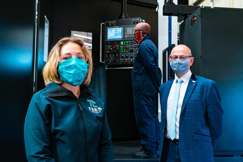 Tees Components unveils latest £500,000 precision boring equipment in ‘virtual’ commissioning ceremony