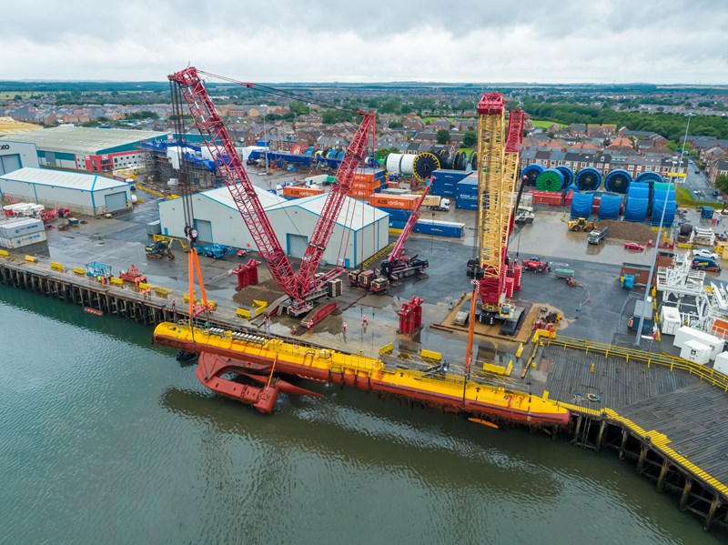 Thompsons of Prudhoe and Port of Blyth decommissioning partnership in 'Full Swing'