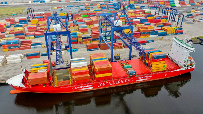 Teesport welcomes new Containerships route between the UK and the Baltics