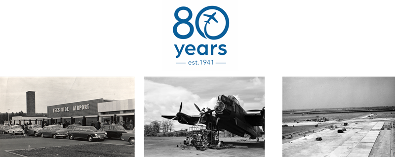 Teesside International Airport Celebrates 80th Birthday