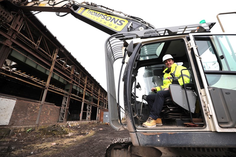 Major demolition project begins on Teesworks' torpedo ladle shed