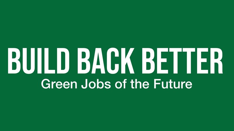 Register to attend 'Build Back Better' live event