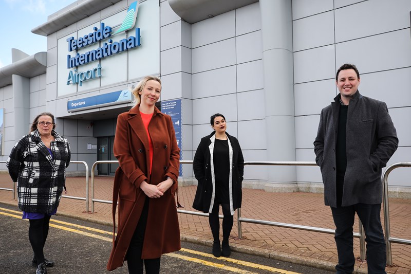 Three local charities check in at airport to secure new fundraising partnership