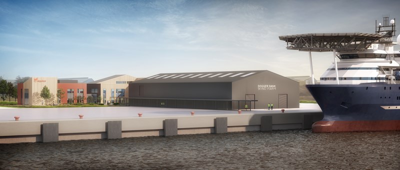 Dogger Bank Wind Farm unveils design for Operations and Maintenance Base at the Port of Tyne