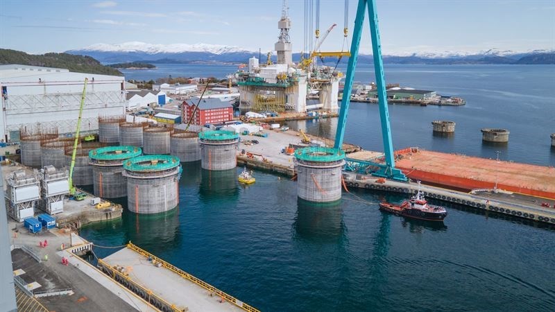 Aker Solutions Completes First Phase of the Hywind Tampen Construction
