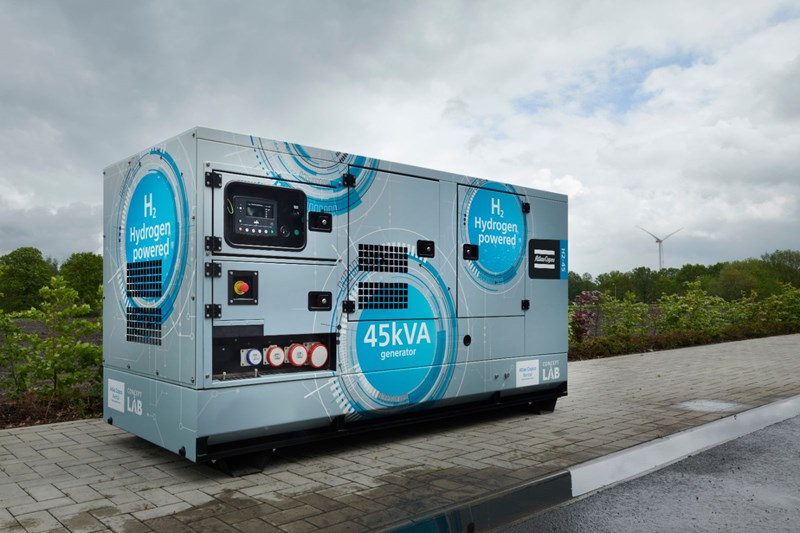 Atlas Copco Rental Europe adds hydrogen-based solution to the fleet