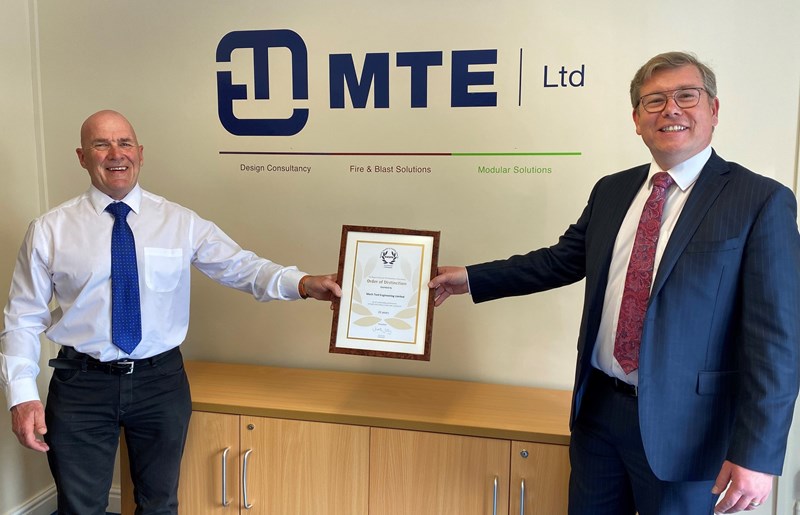 Darlington MP Presents MTE with 20th Consecutive RoSPA Gold Award