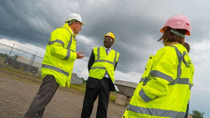 Business secretary tours Wilton Engineering’s vast riverside site