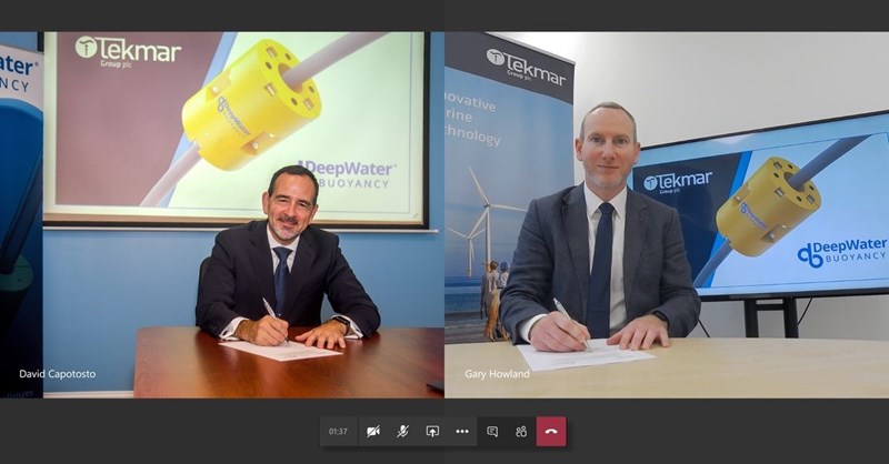 Tekmar Group and DeepWater Buoyancy form partnership to enhance their offshore energy project capability