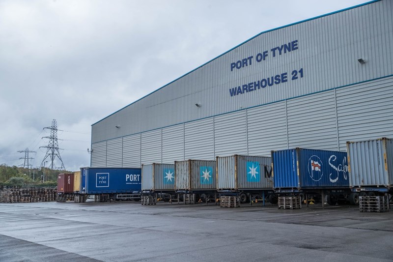 Port of Tyne hits new green milestone with net zero warehouse