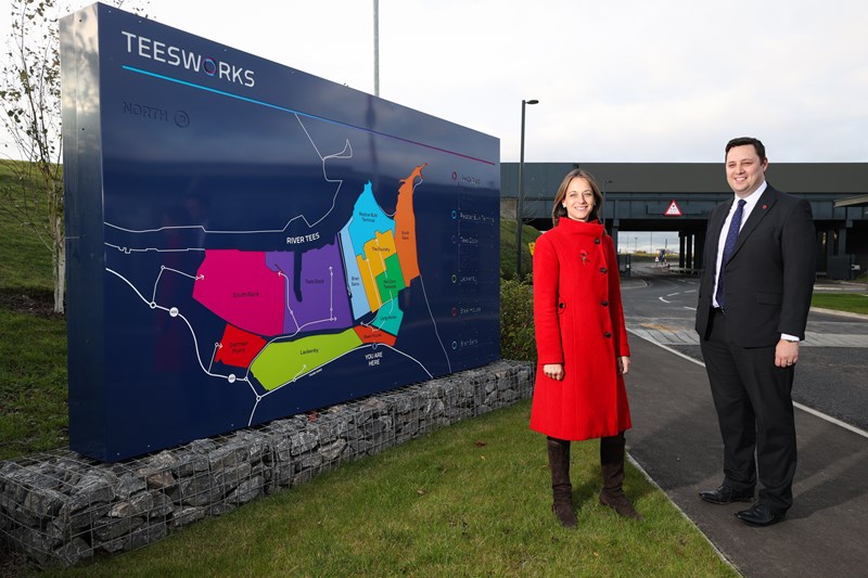 Mayor welcomes Treasury Minister on visit to Teesside Freeport