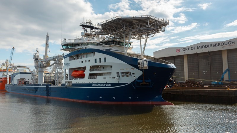Offshore wind ship breaks records for Middlesbrough