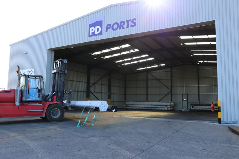 PD Ports unveils new £0.5 million pound quayside warehouse at Groveport