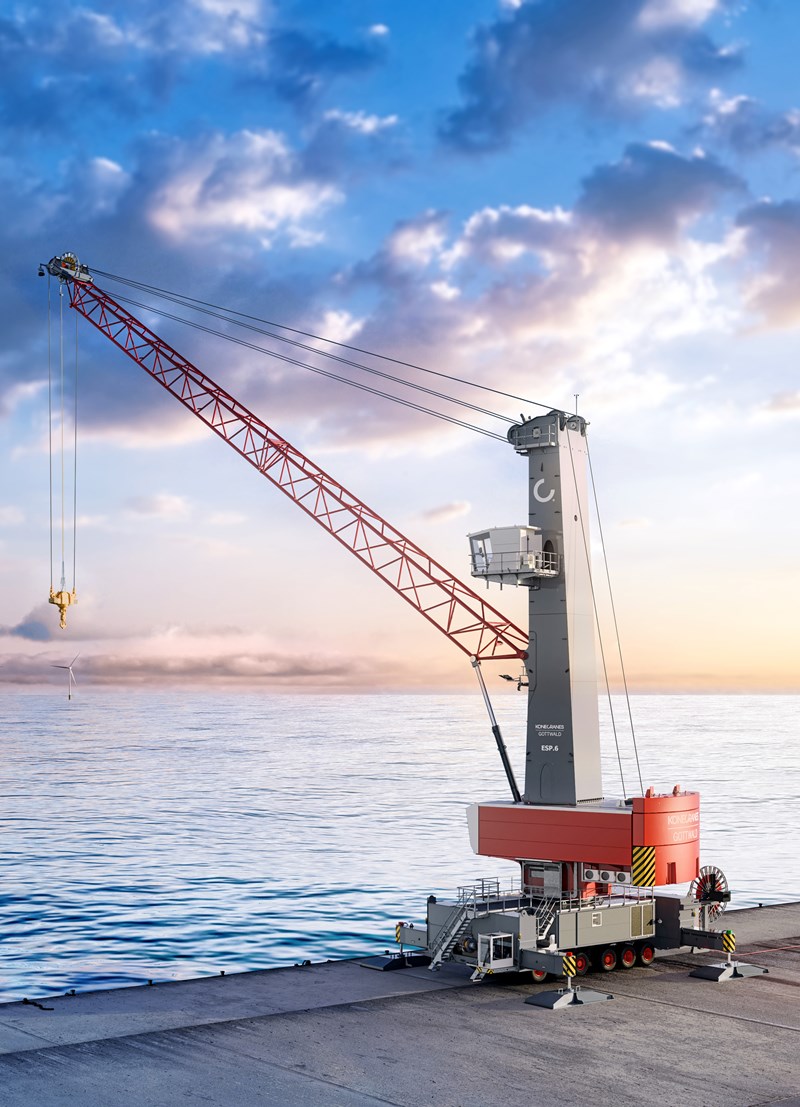 Electric crane purchase highlights Port's decarbonisation strategy