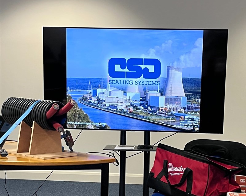 Thorne & Derrick welcome CSD sealing systems to their offices