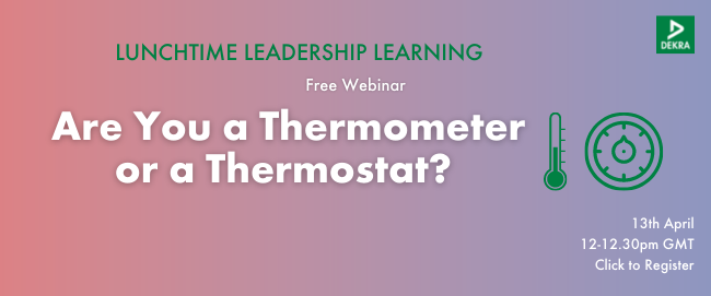 Are You a Thermometer or a Thermostat? Lunchtime Leadership Learning