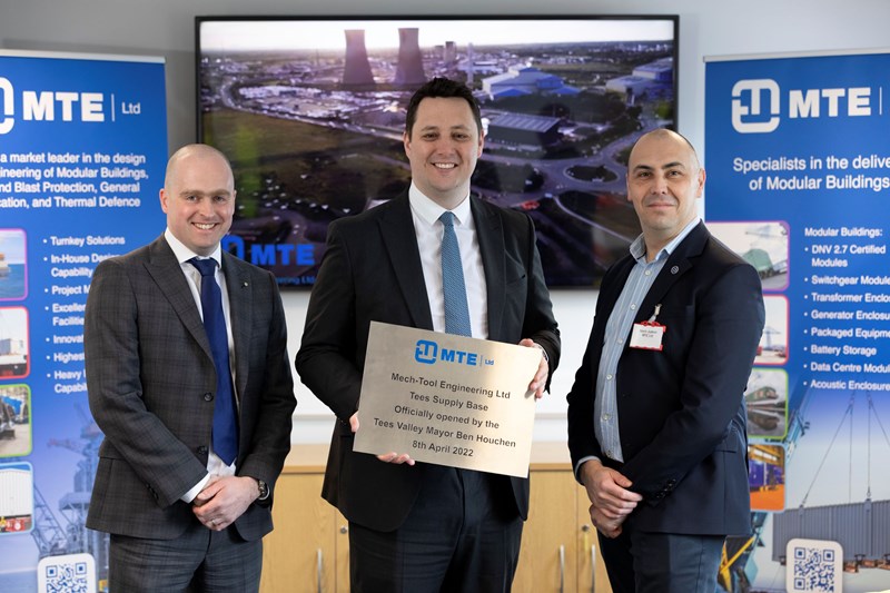 MTE’s New Quayside Facility Officially Opened by Mayor, Ben Houchen