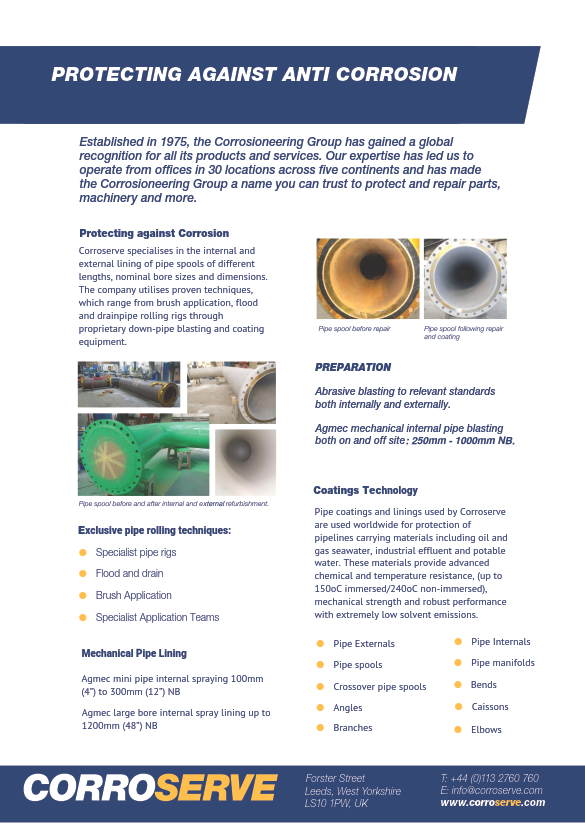 Protecting against Anti Corrosion
