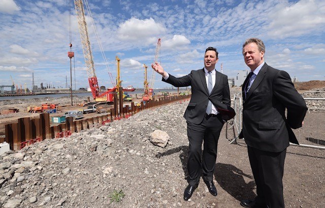 Mayor hosts Scottish Secretary on visit to Teesside Freeport