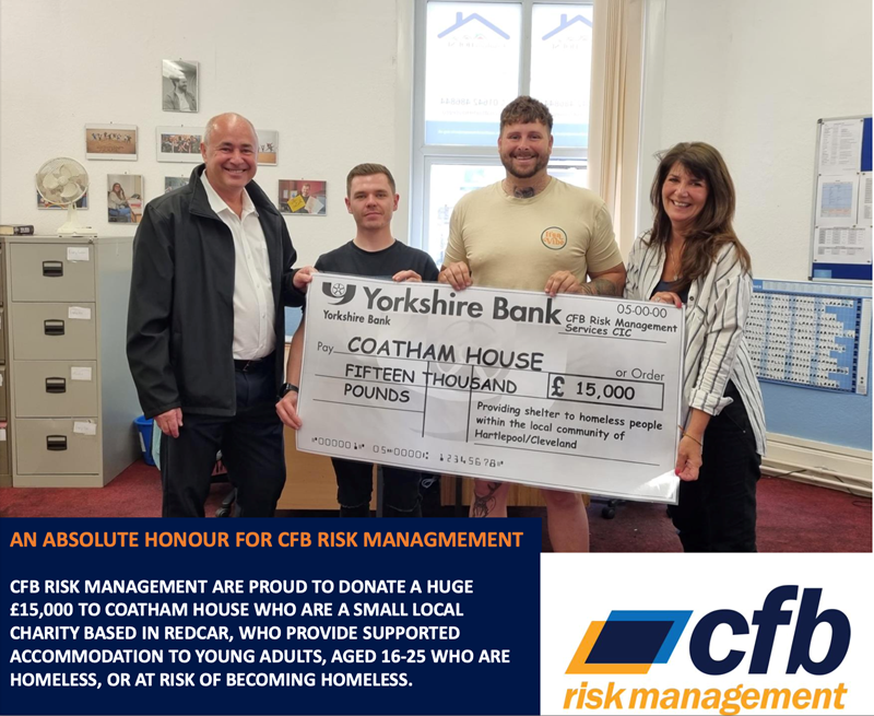 Cleveland Fire Brigade Risk Management Services Presents Charity Changing Donation – Making a Difference