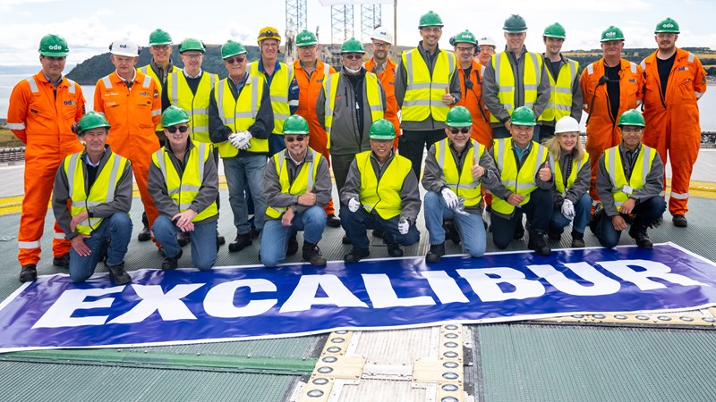 ODE attends renaming ceremony for the Excalibur FPSO