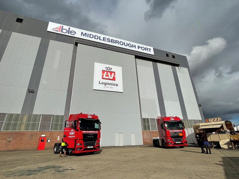 UK's leading logistics provider - LV Logistics UK - Opens £14 million quayside facility in Teesside