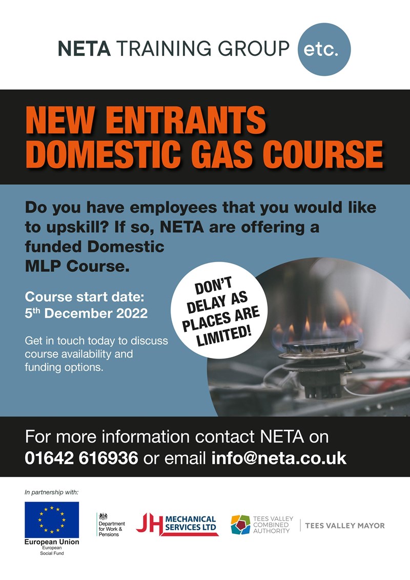 NETA - New Entrants Domestic Gas Course