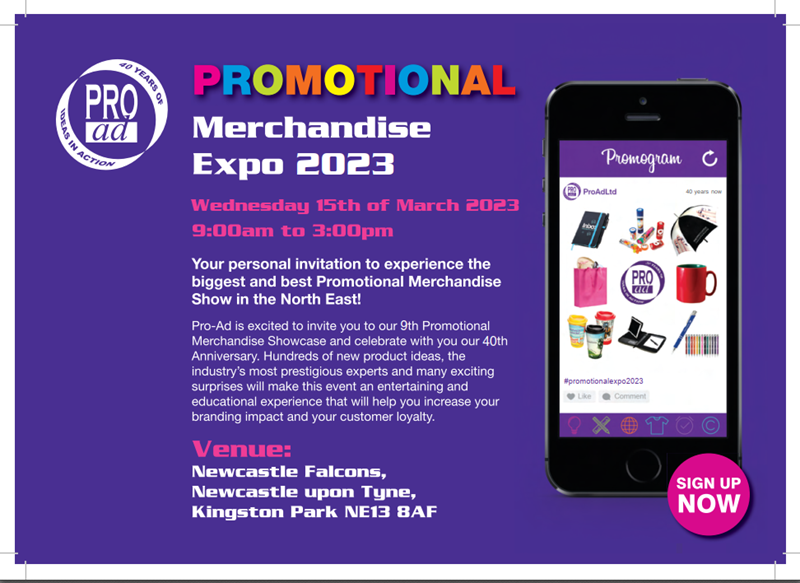 Pro-Ad - Promotional Merchandise Expo 23