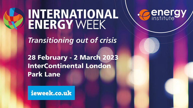 Energy Institute - International Energy Week - Transitioning out of crisis