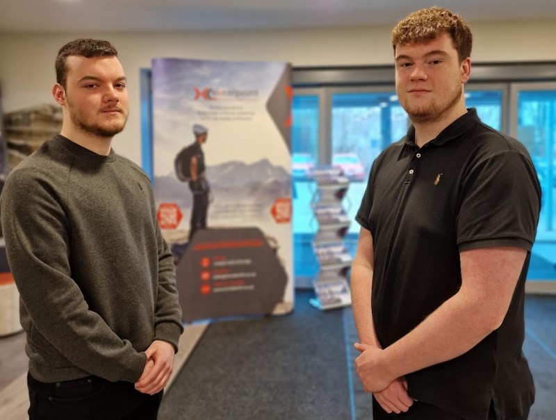 Excelpoint celebrates apprenticeship week by shining a spotlight on its two apprentices