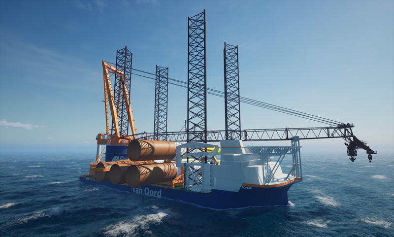 Van Oord selected as preferred supplier for the 1.6 GW Nordseecluster wind project in Germany
