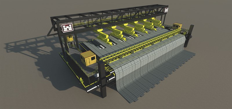 Allspeeds supply cutters and grippers for innovative robotic Mississippi mud mat vessel