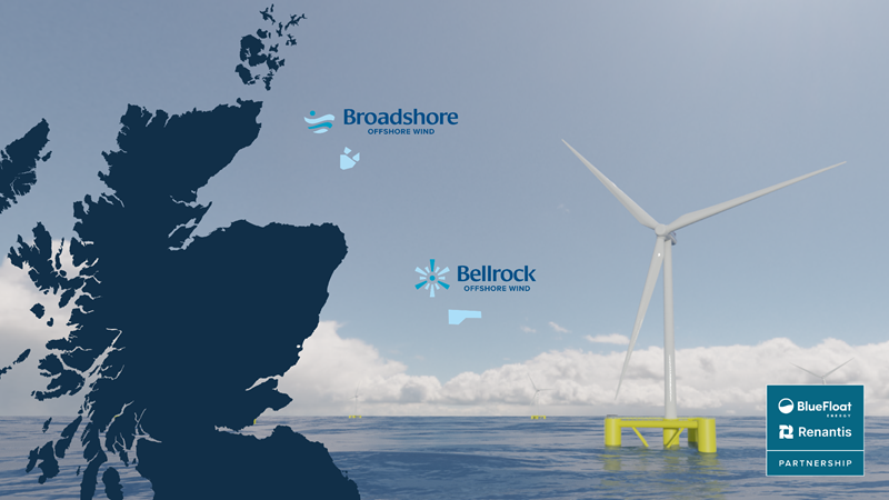 DORIS appointed Principal Designer on Broadshore and Bellrock floating offshore wind farms