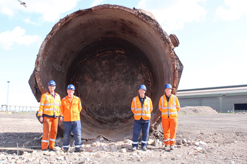 Last Slab Among Artefacts Preserved from Former Steelworks as Part of Heritage Push