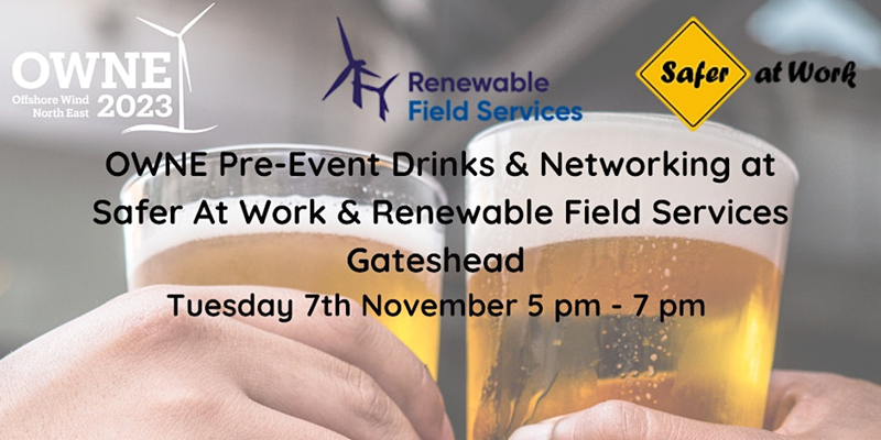 Pre-OWNE Drinks and Networking at our GWO Training Centre Gateshead
