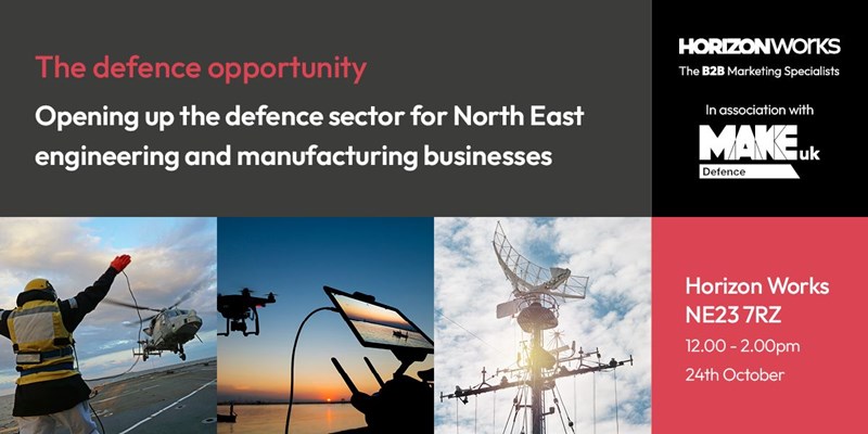 Horizon Works - Opportunities in defence event next week