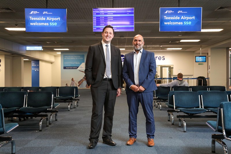 Major firm launches office base for solar power project at Teesside Airport