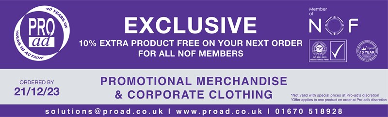 Pro-Ad Exclusive 10% Extra Product Free On Your Next Order for All NOF Members
